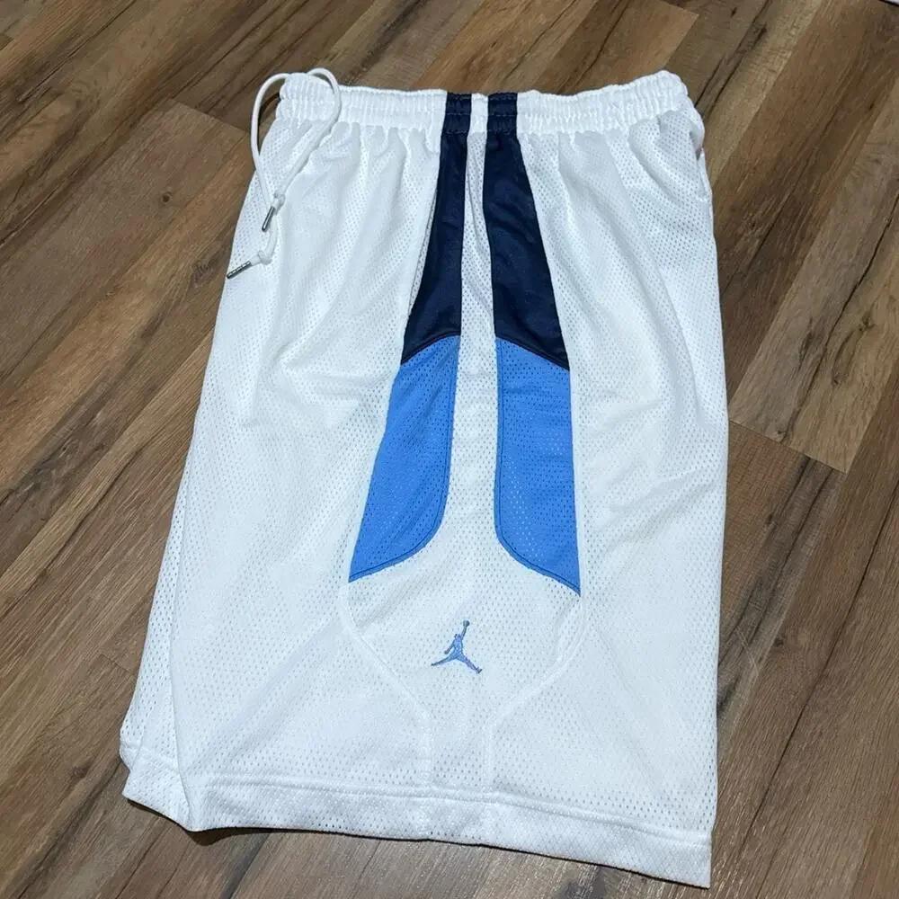 2006 Air Jordan 23 Mesh UNC Blue White Vintage 214564-101 Y2K Baggy Shorts